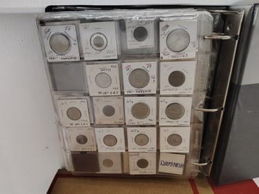 album of foreign coins