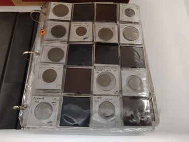 album of foreign coins
