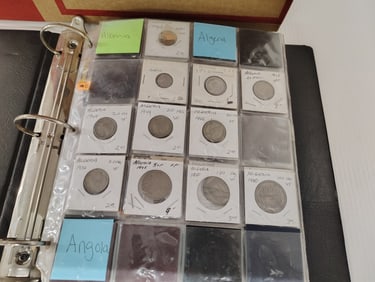 album of foreign coins