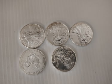 (5) silver eagles