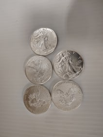 (5) silver eagles