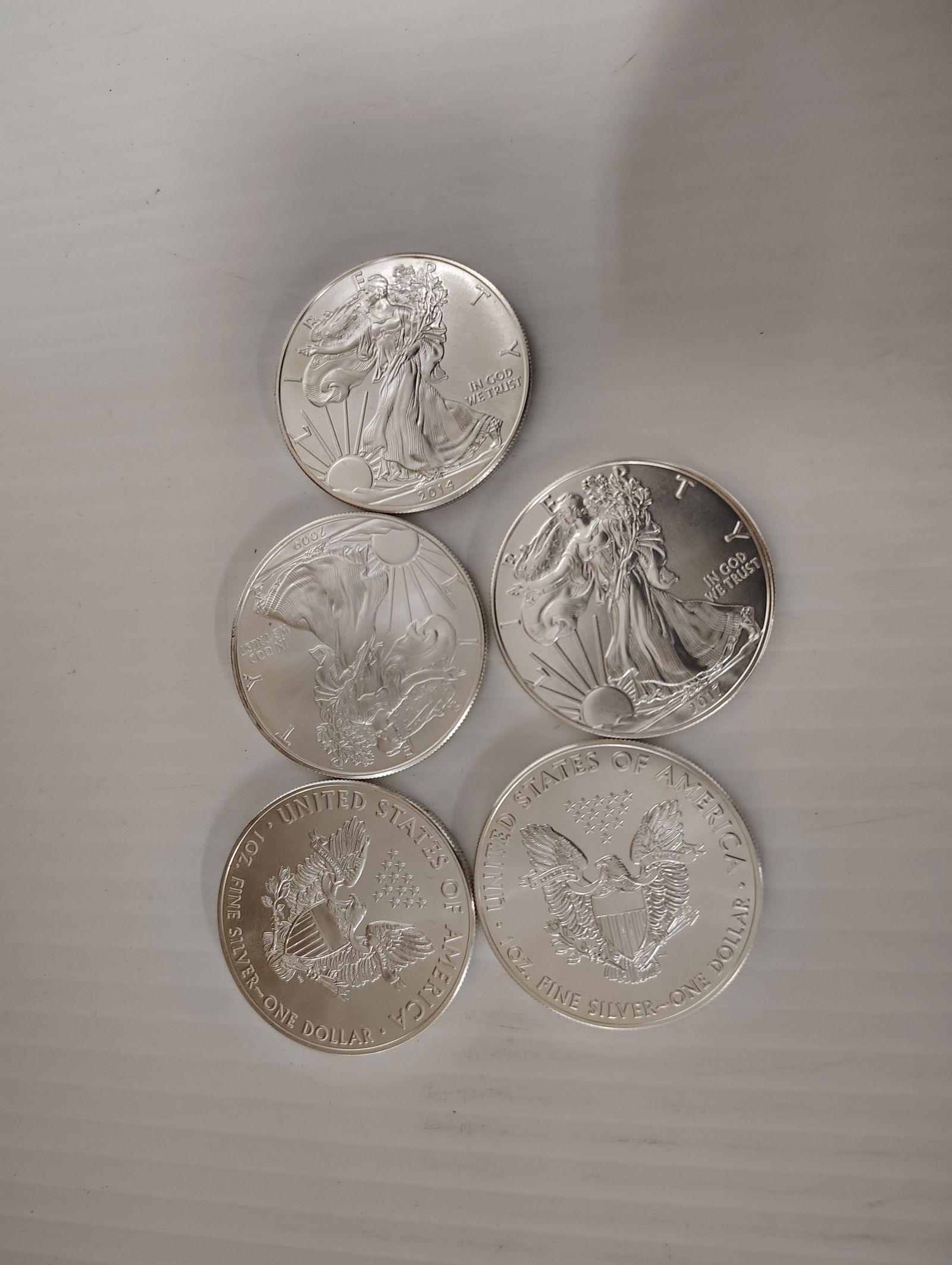 (5) silver eagles (1 of 1)