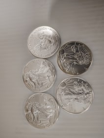 (5) silver eagles