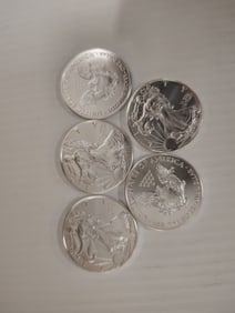 (5) silver eagles