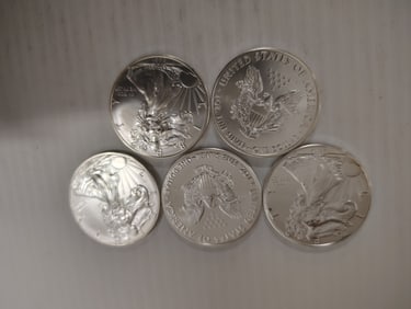 (5) silver eagles