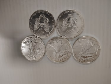 (5) silver eagles