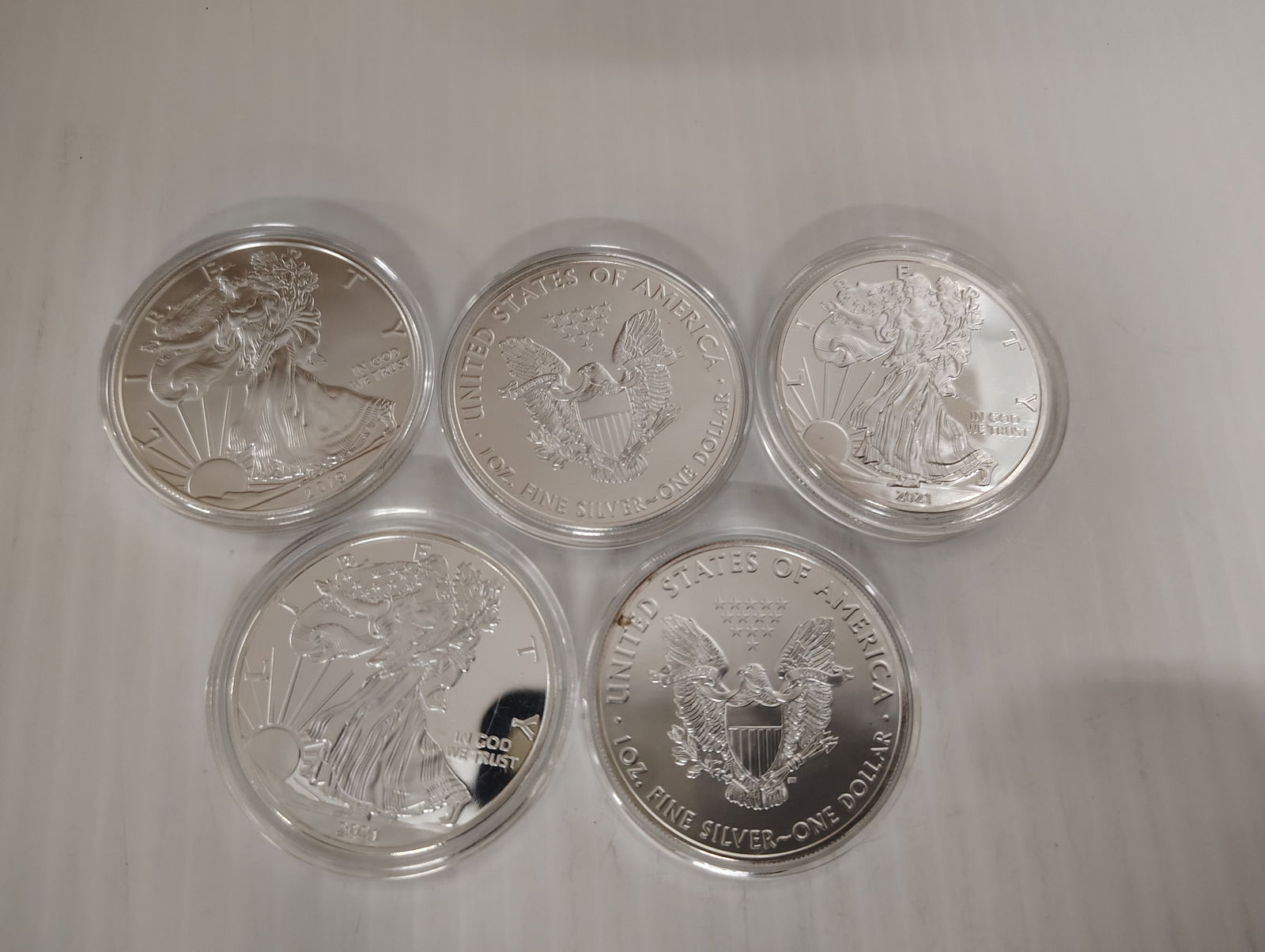 (5) silver eagles (1 of 1)