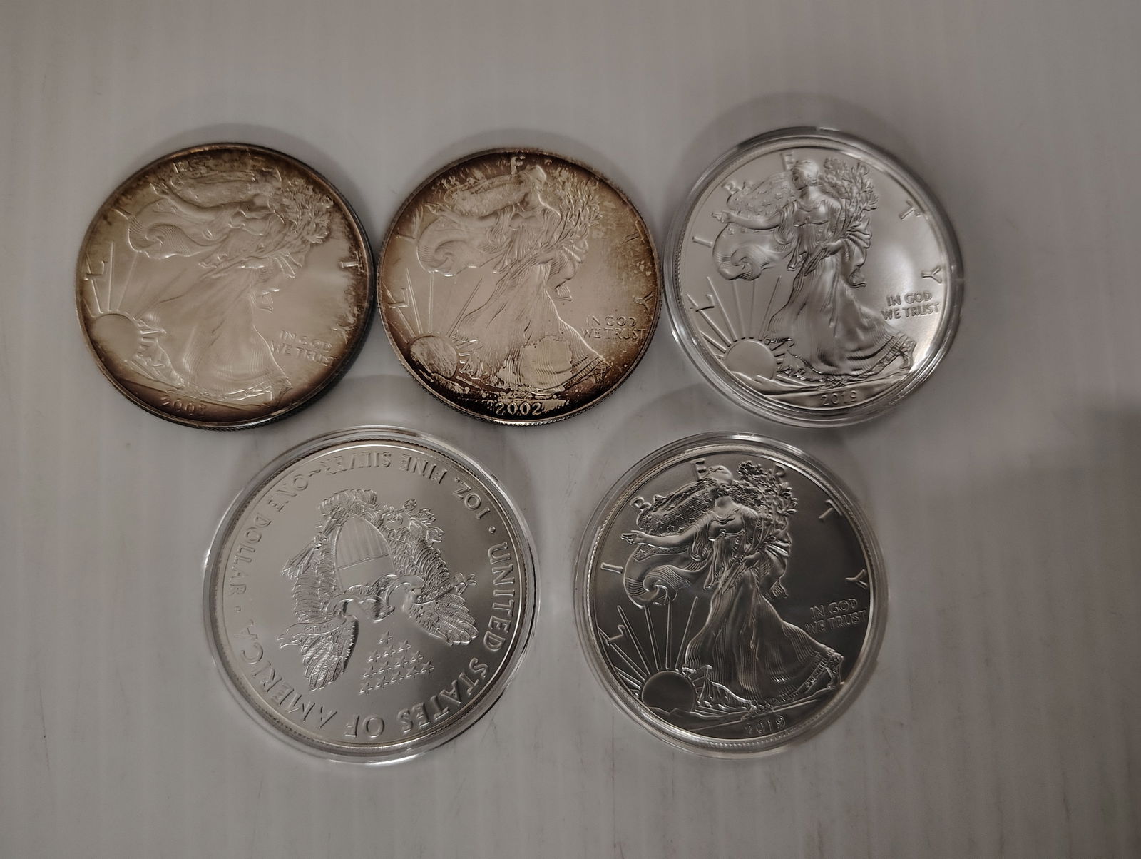 (5) silver eagles (1 of 1)