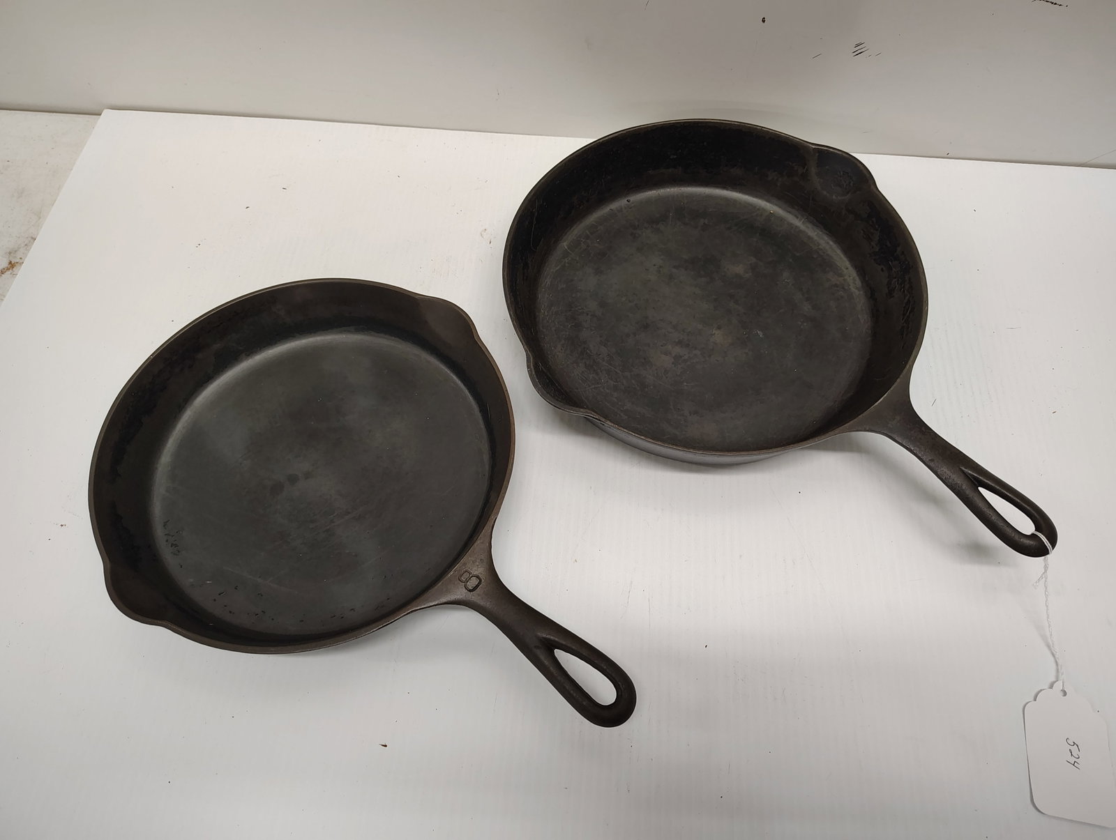 cast iron: #9 best made # 8 victor good condition