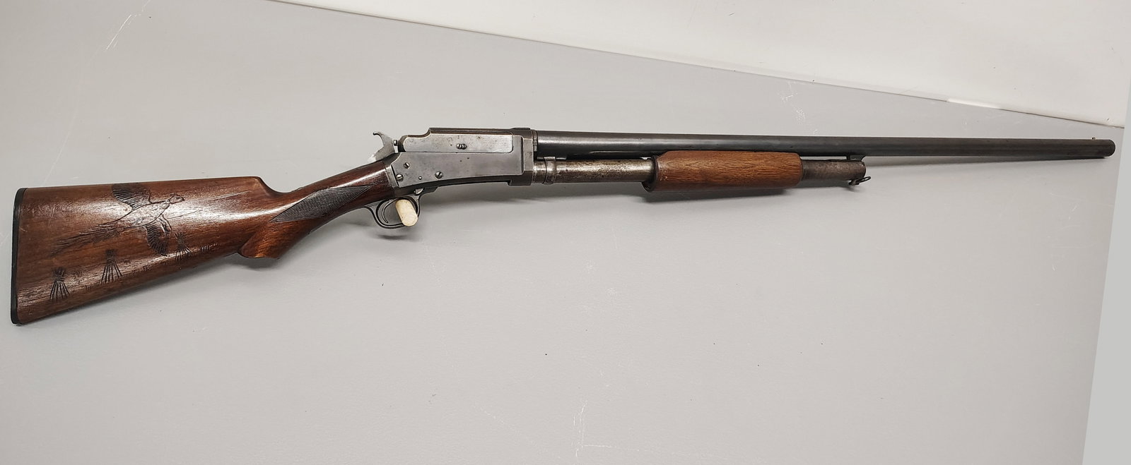 Gun: Marlin 12 gauge pump serial number 4325
