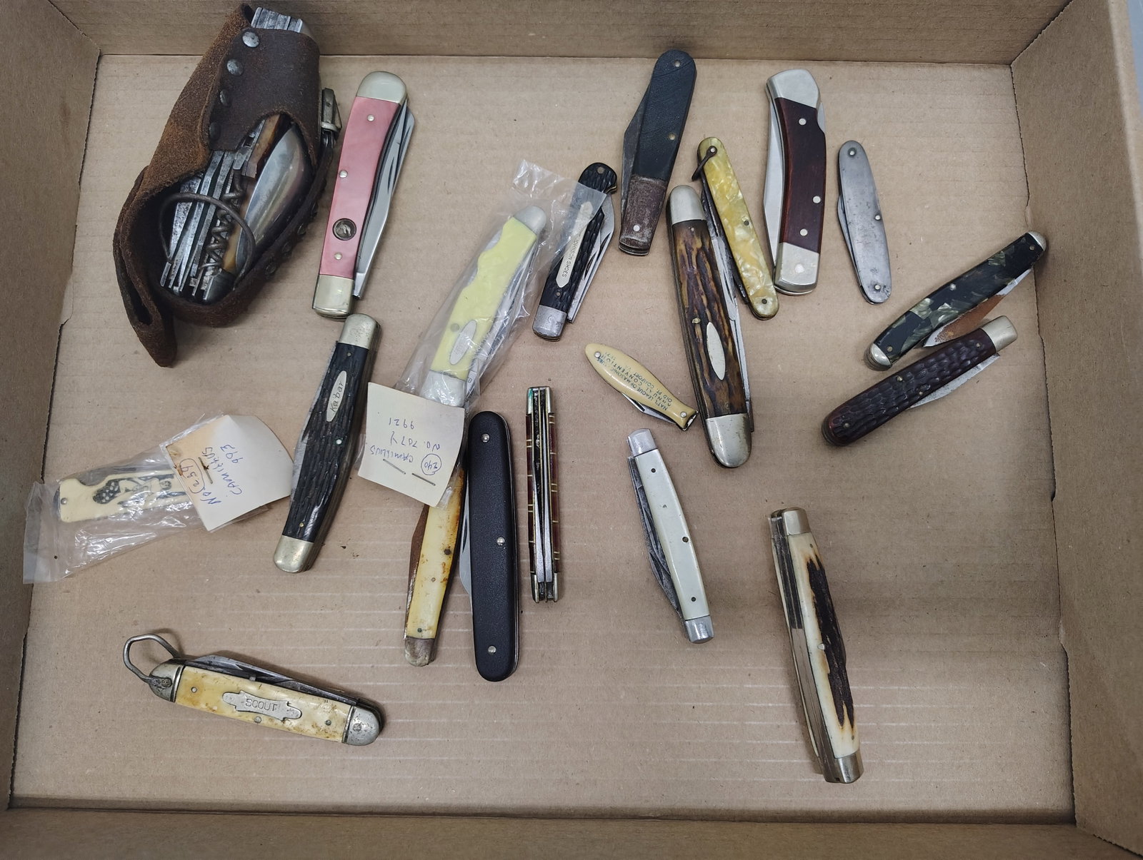 knives: 20 misc. pocket knives