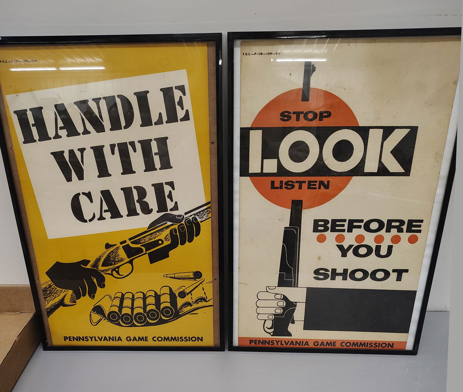 posters: 2 pa game commission posters framed
