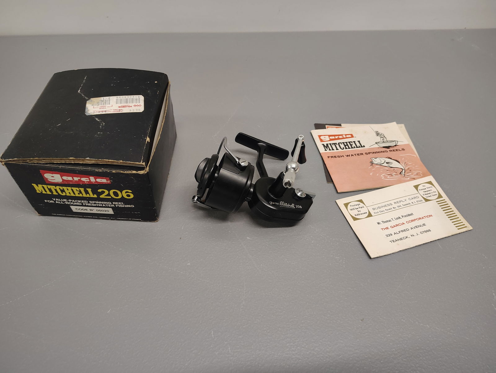 Fishing item: Garcia Mitchell 206 looks like its never been used with original box
