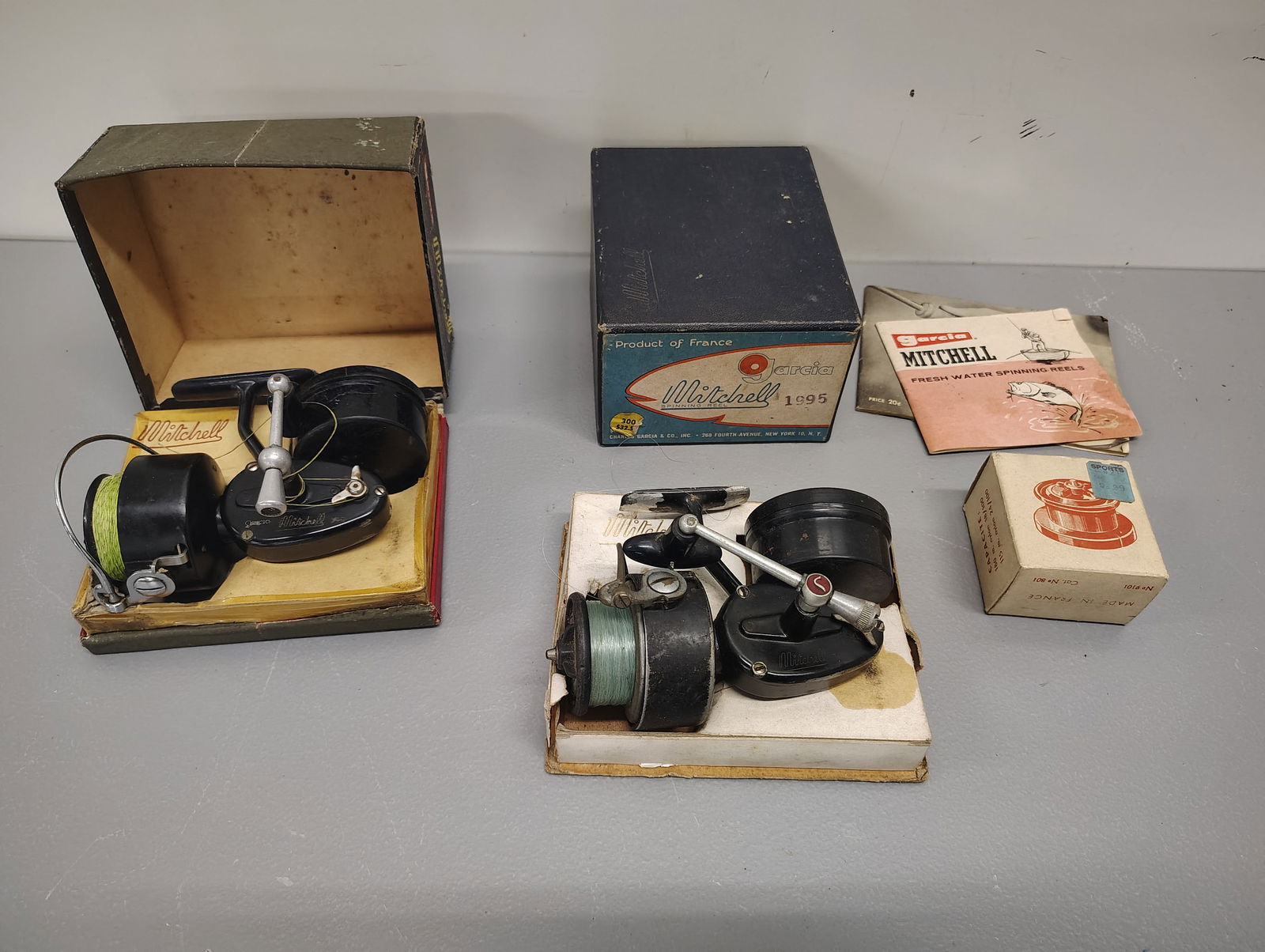 Fishing items: 2 mitchell 300 reels
