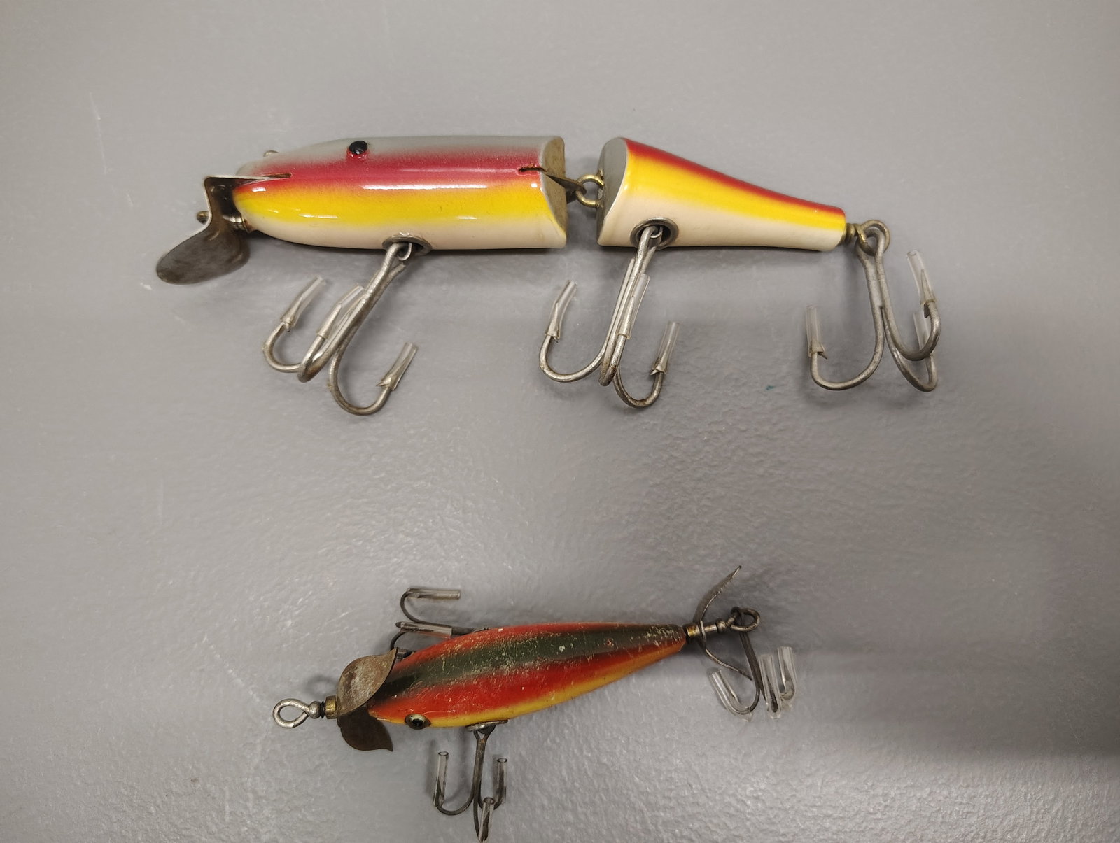 Fishing items: eddon no.100 under water minnow creek chub jointed pike wooden