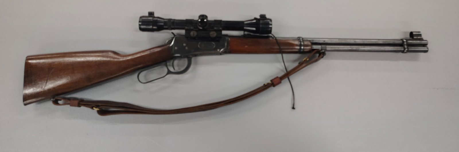 Gun: Winchester Model: 94 30-30 with side mount scope Serial Number: 2410986