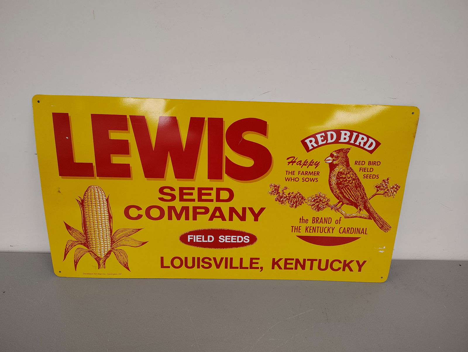 Sign: Lewis Seed Company SST