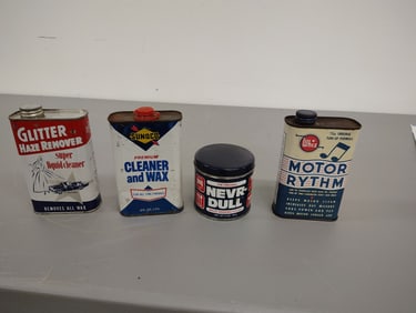automotive cleaner cans