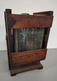 oil can in swing crate