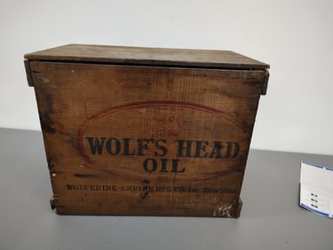 wood oil crate