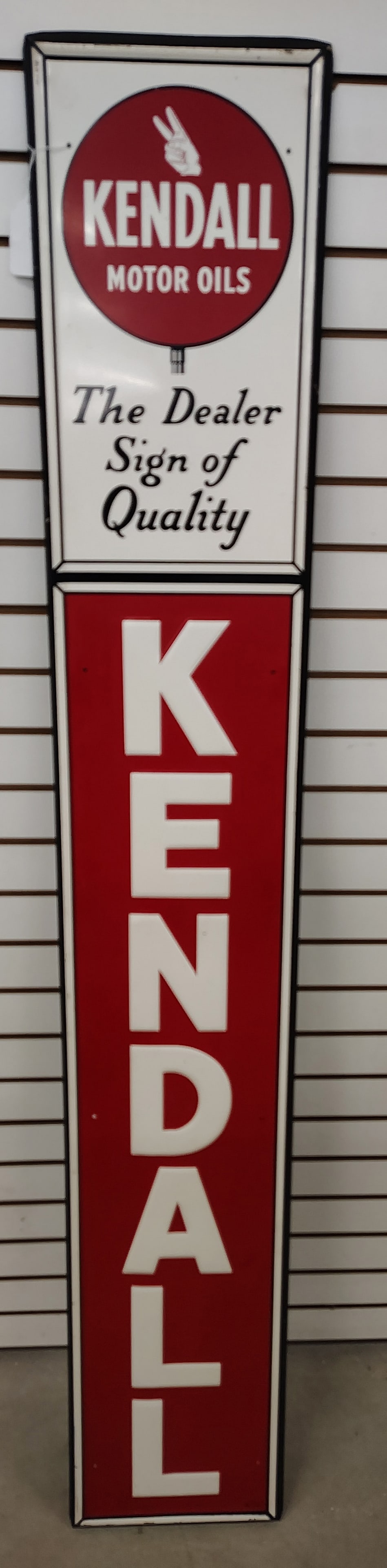 sign: Kendall Motor Oils SST sign