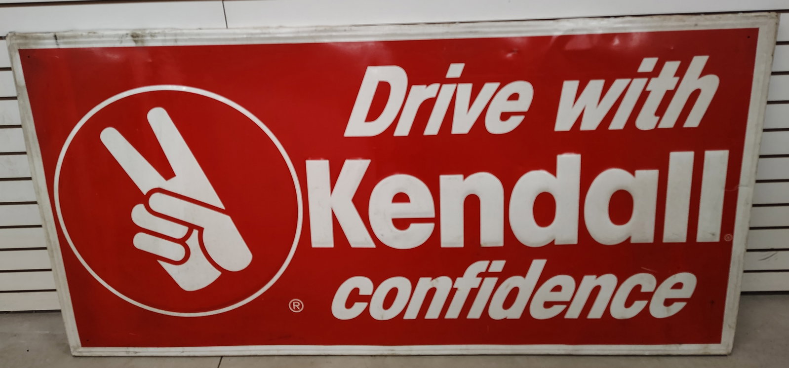 Sign: drive with Kendall Company SSA