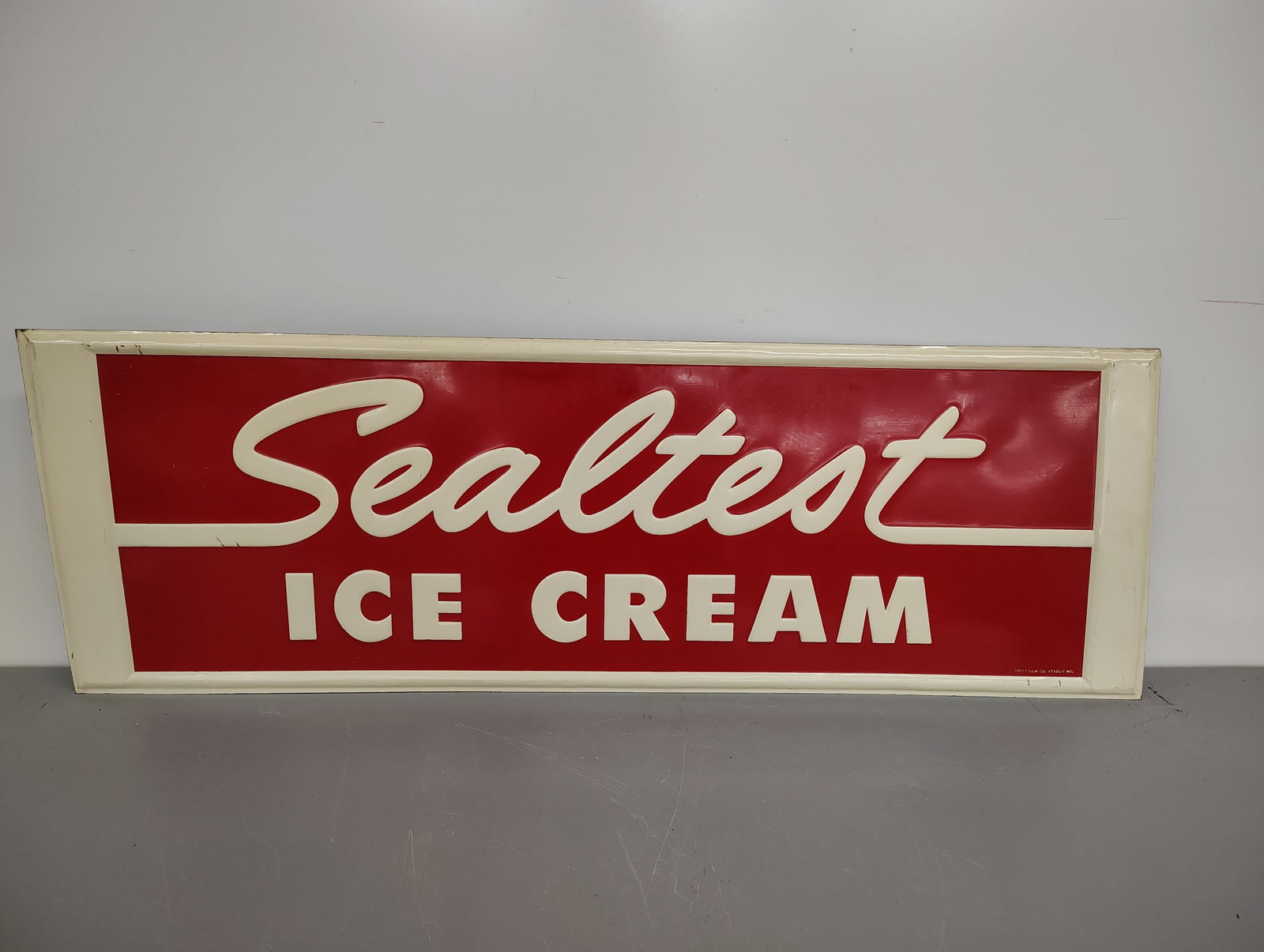 Sign: Sealtest Ice Cream SST