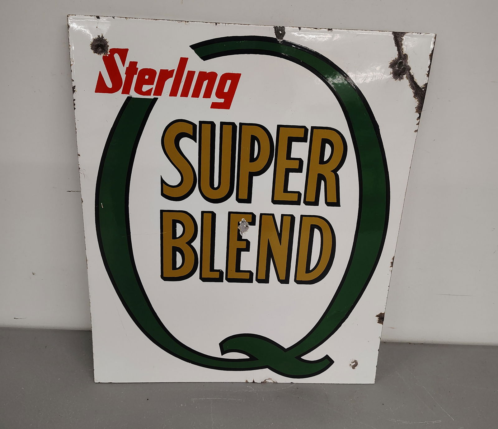 Pump plate: Super blend Sterling