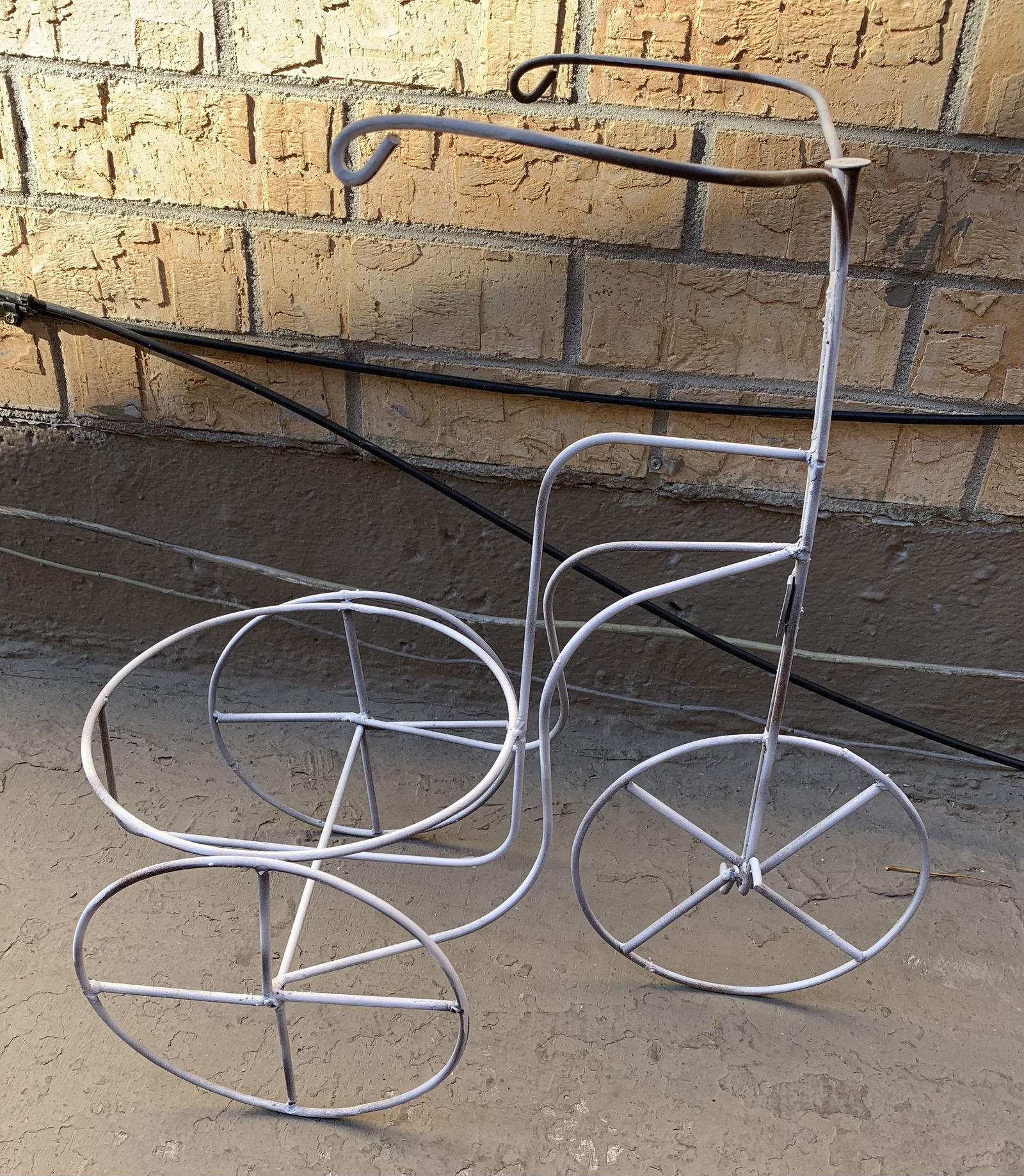 Vintage Metal Bike Planter (1 of 1)