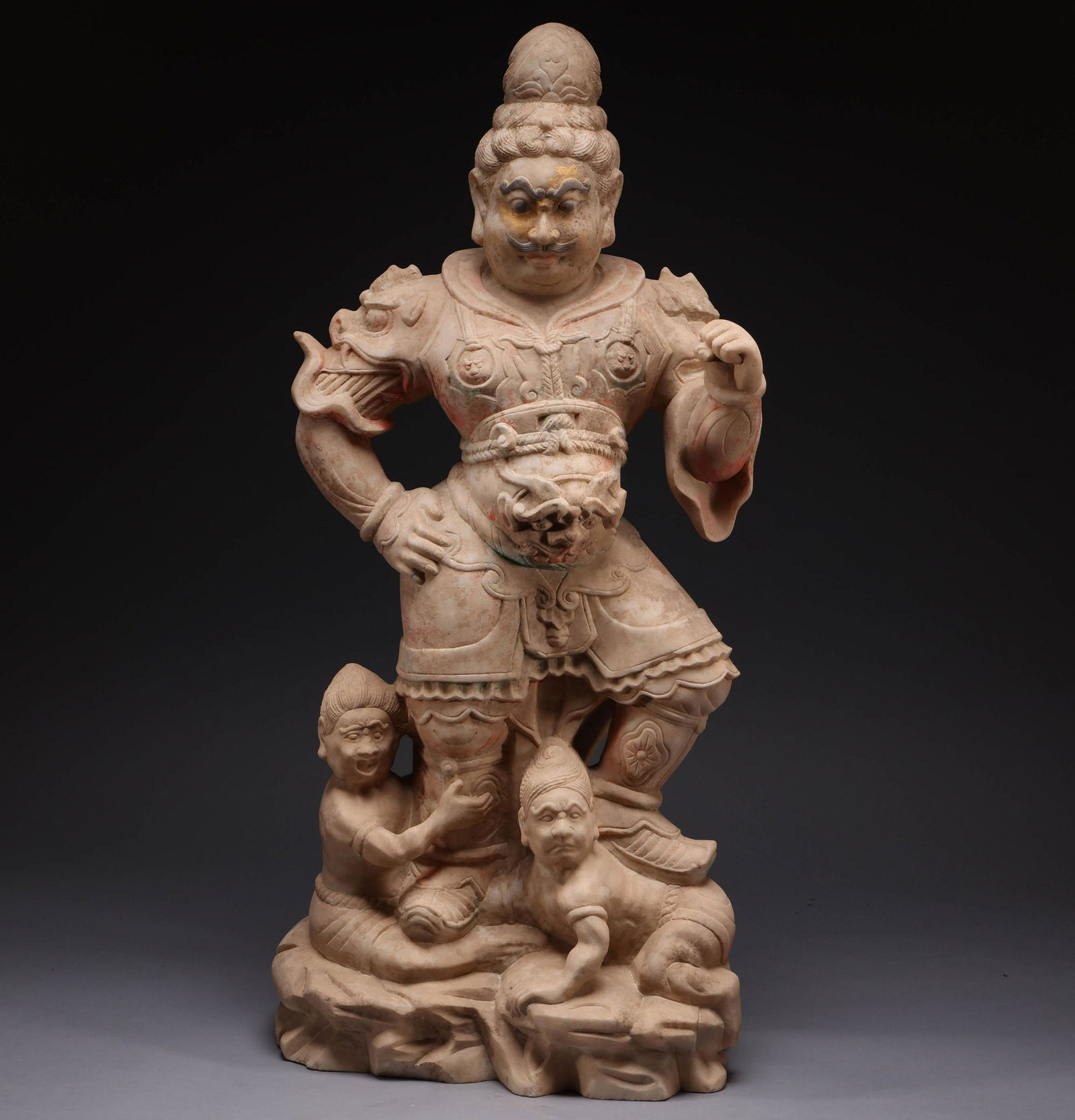 White marble Buddha statues of the Tang Dynasty in China (1 of 12)