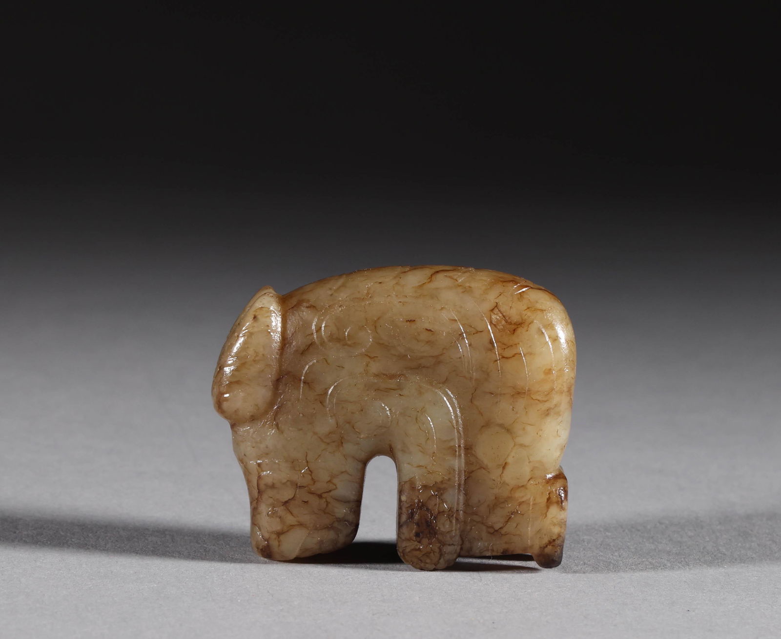 Hotan jade beast of Song Dynasty (1 of 6)