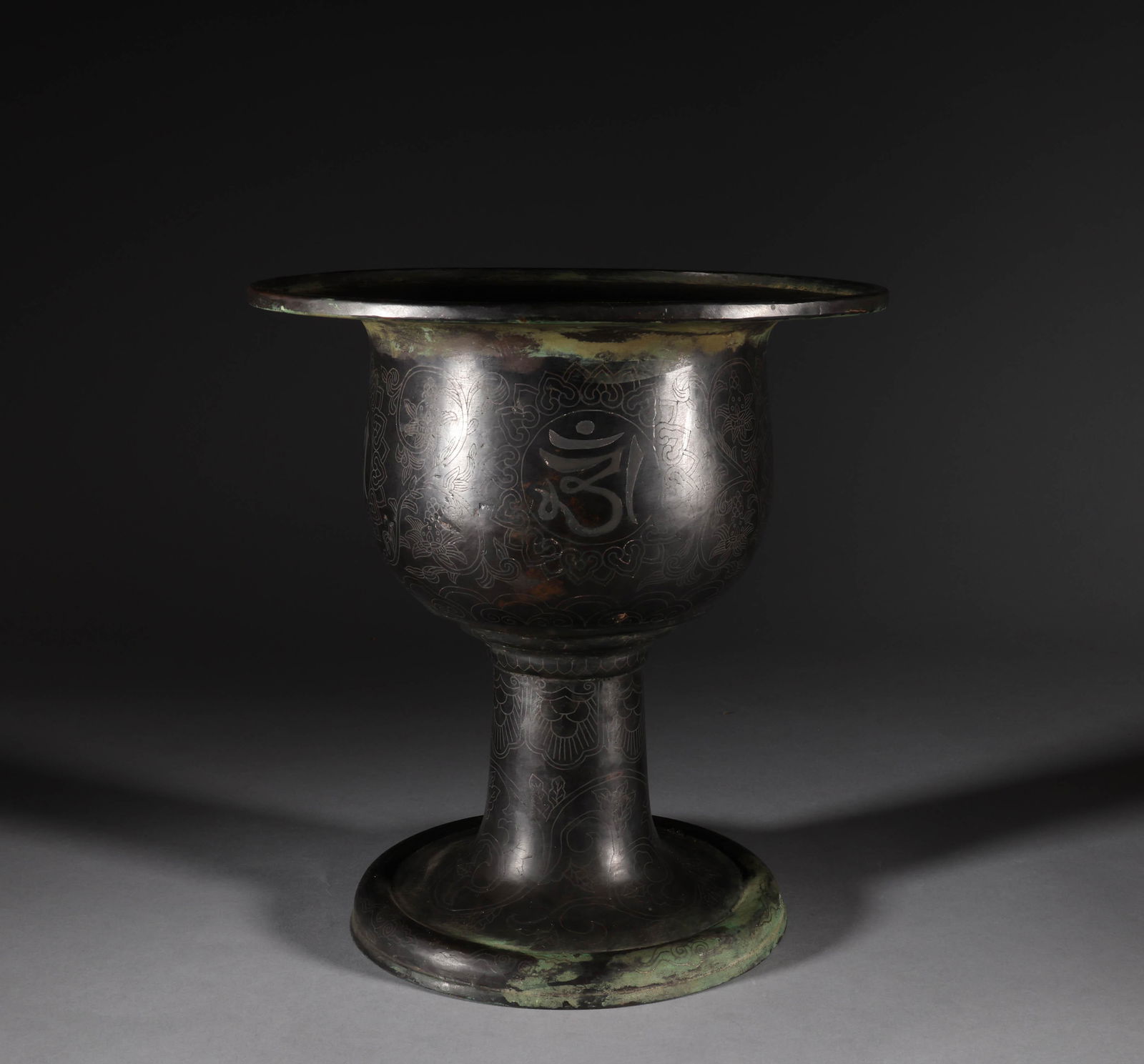 Gaoliguo copper inlaid silver wire censer (1 of 11)