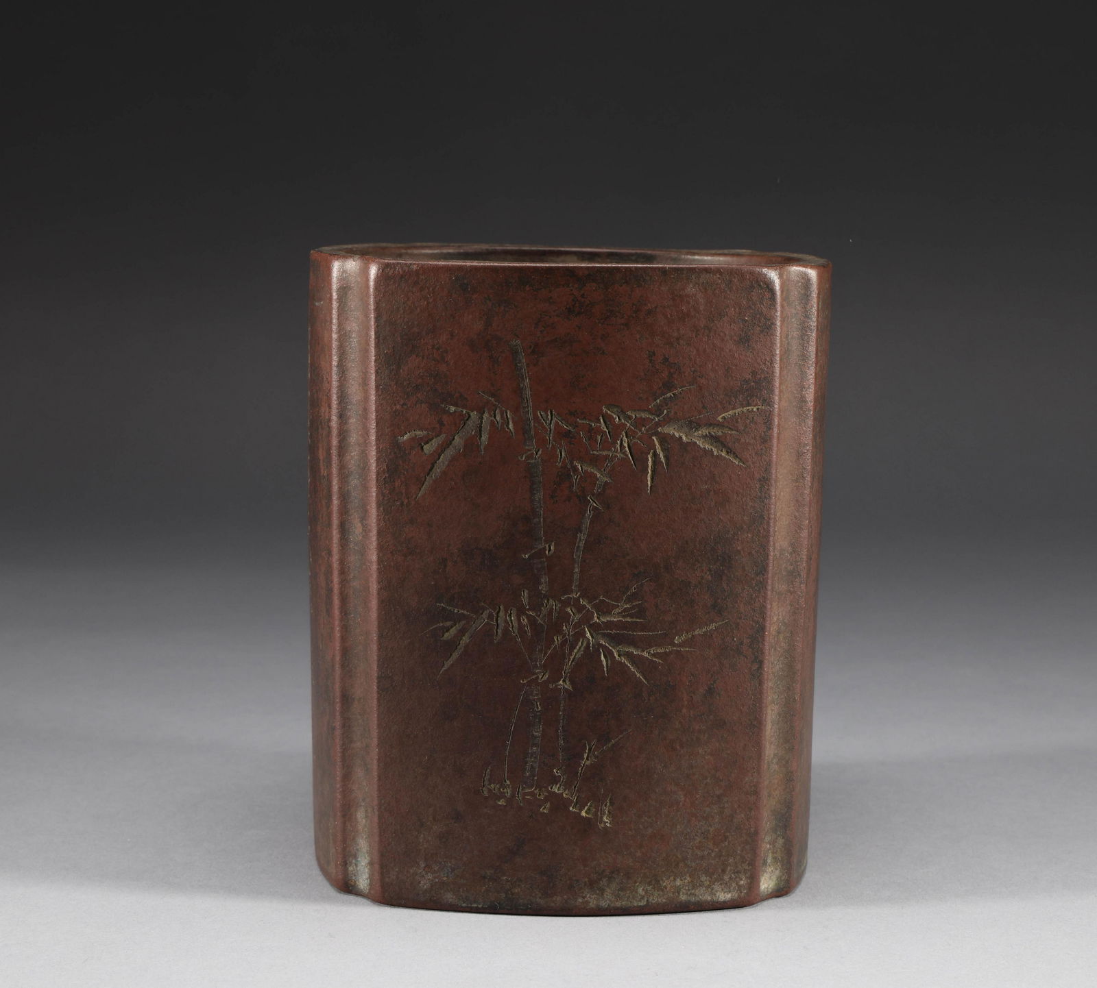 Purple sand pen container in Qing Dynasty (1 of 7)