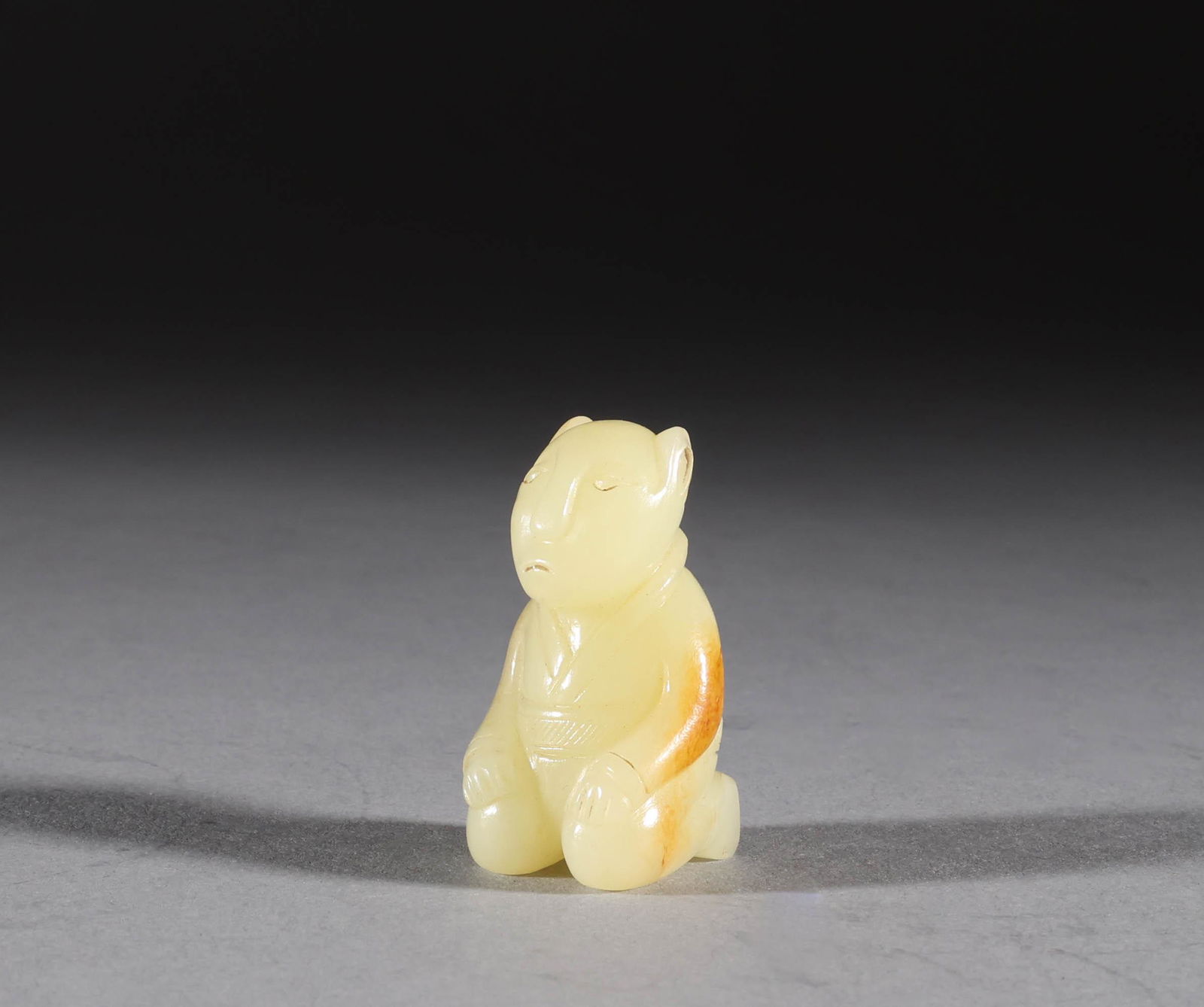 Hetian jade boy of Song Dynasty (1 of 6)