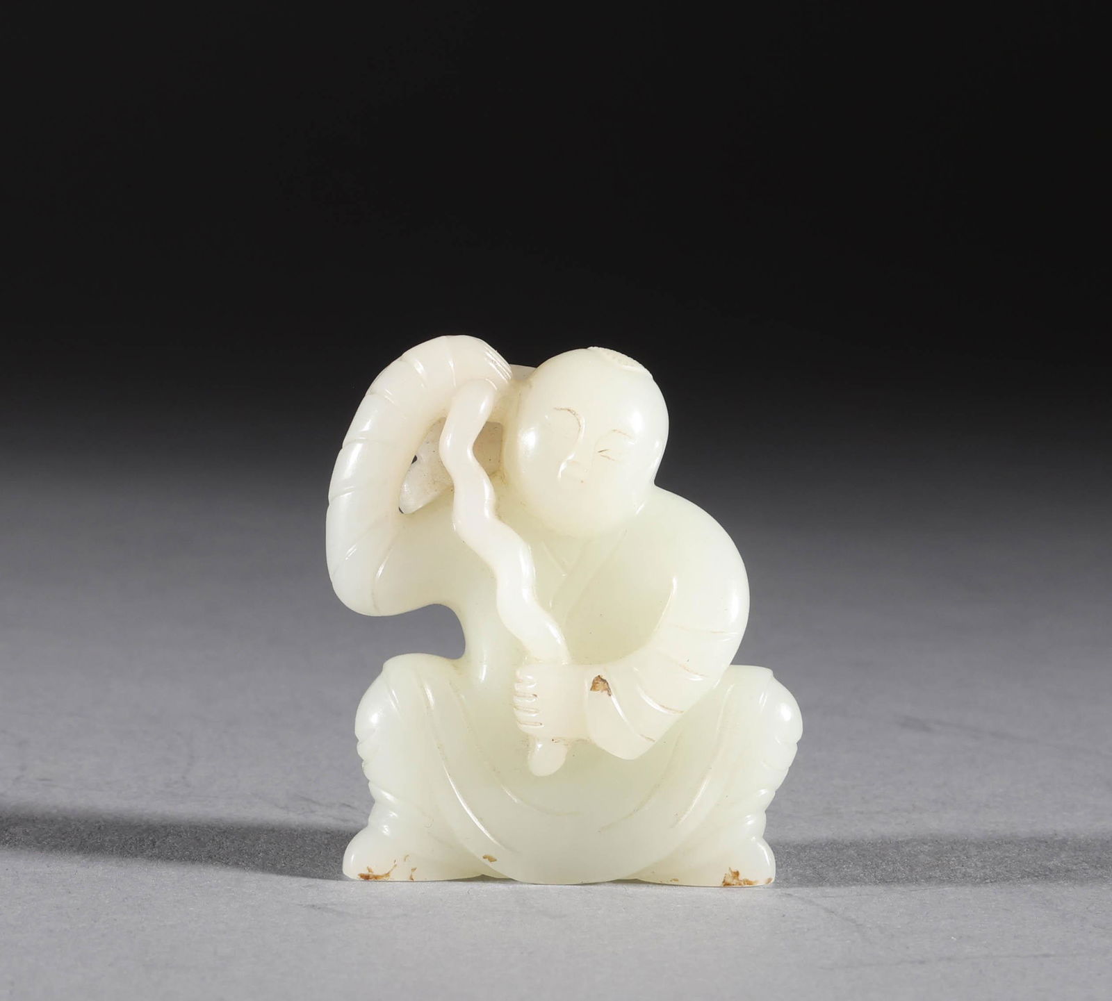 Hetian jade Ruyi boy of Ming Dynasty (1 of 6)