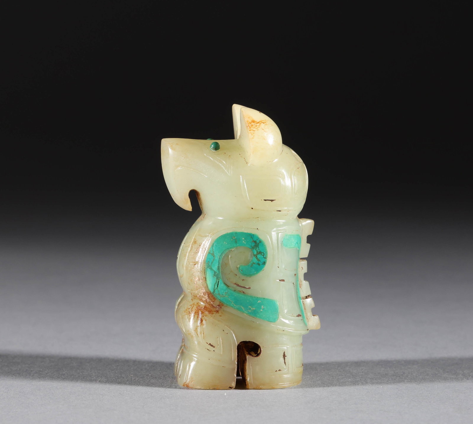Hotan jade beast in Han Dynasty (1 of 8)