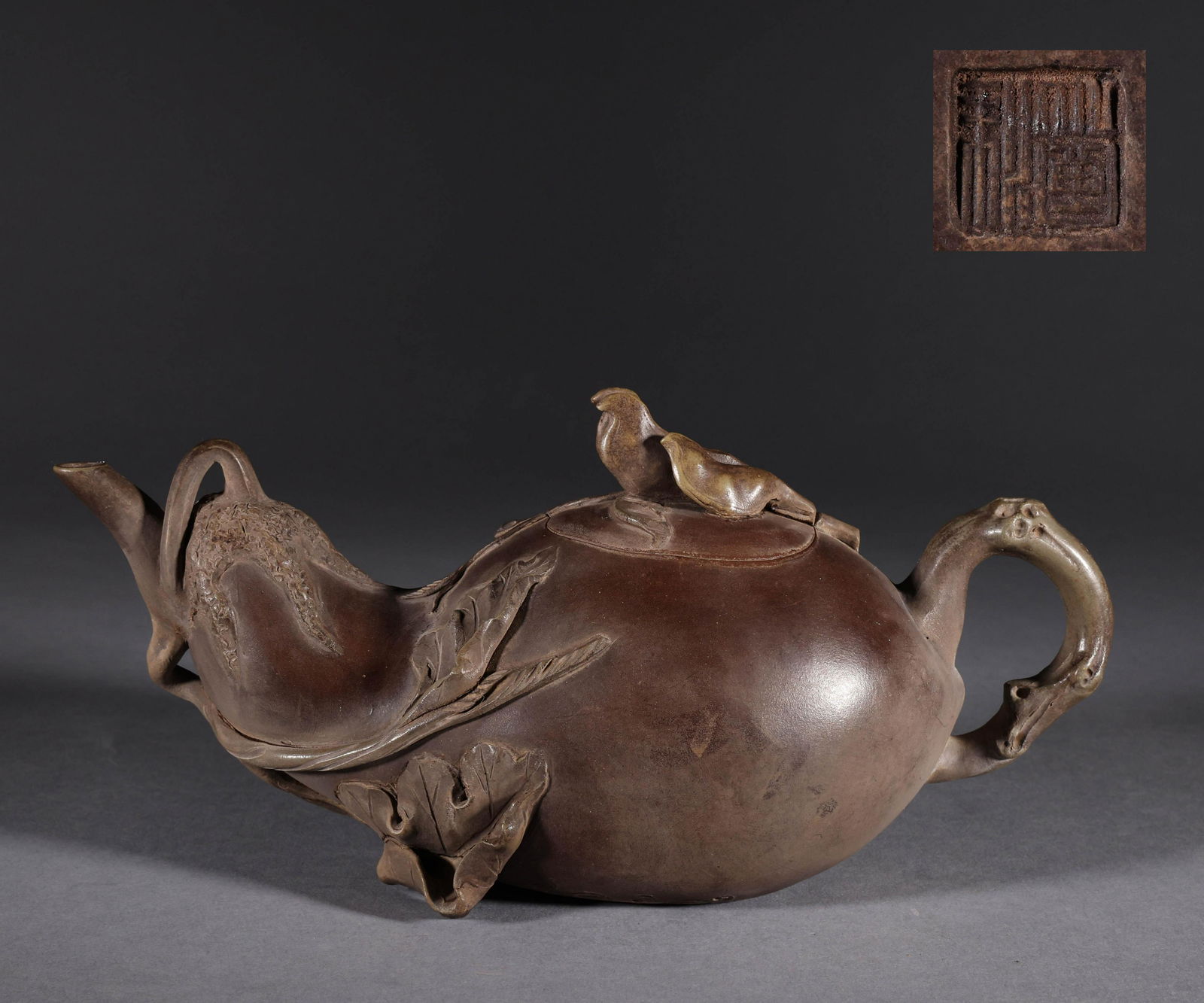 Purple clay pot of Qing Dynasty (1 of 10)