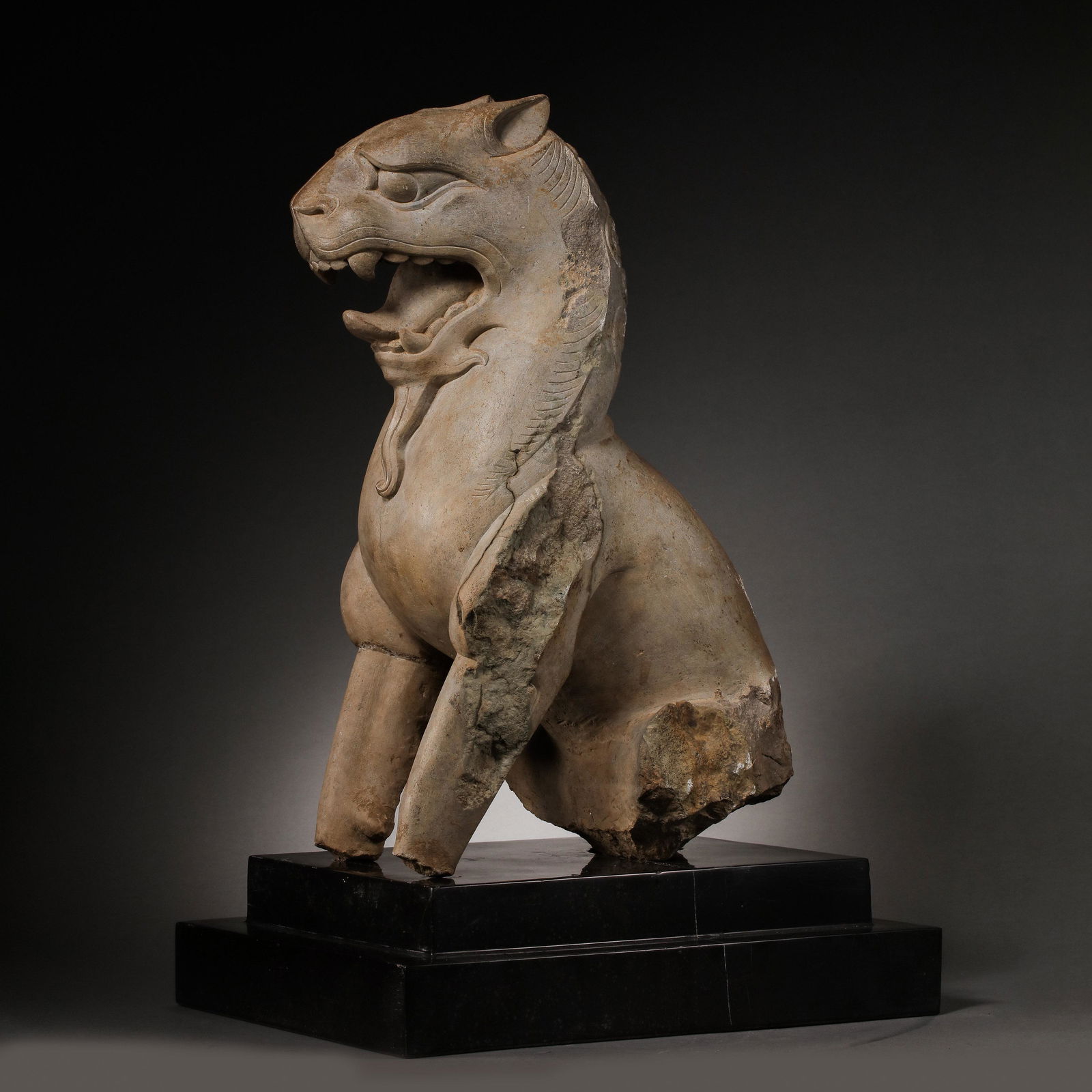 Blue stone beast of Tang Dynasty (1 of 11)