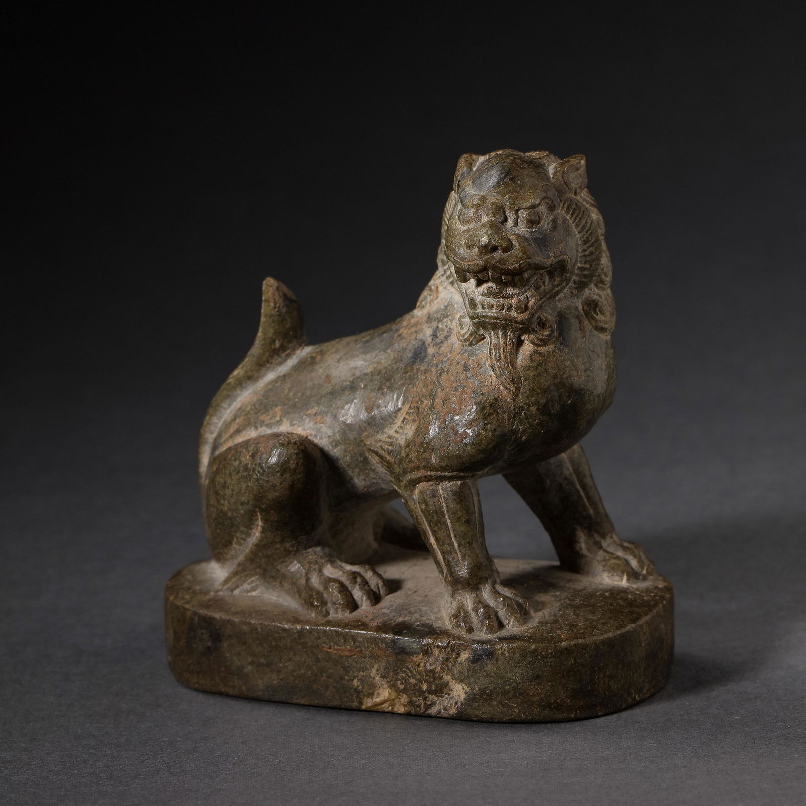 Blue stone beast of Tang Dynasty (1 of 10)