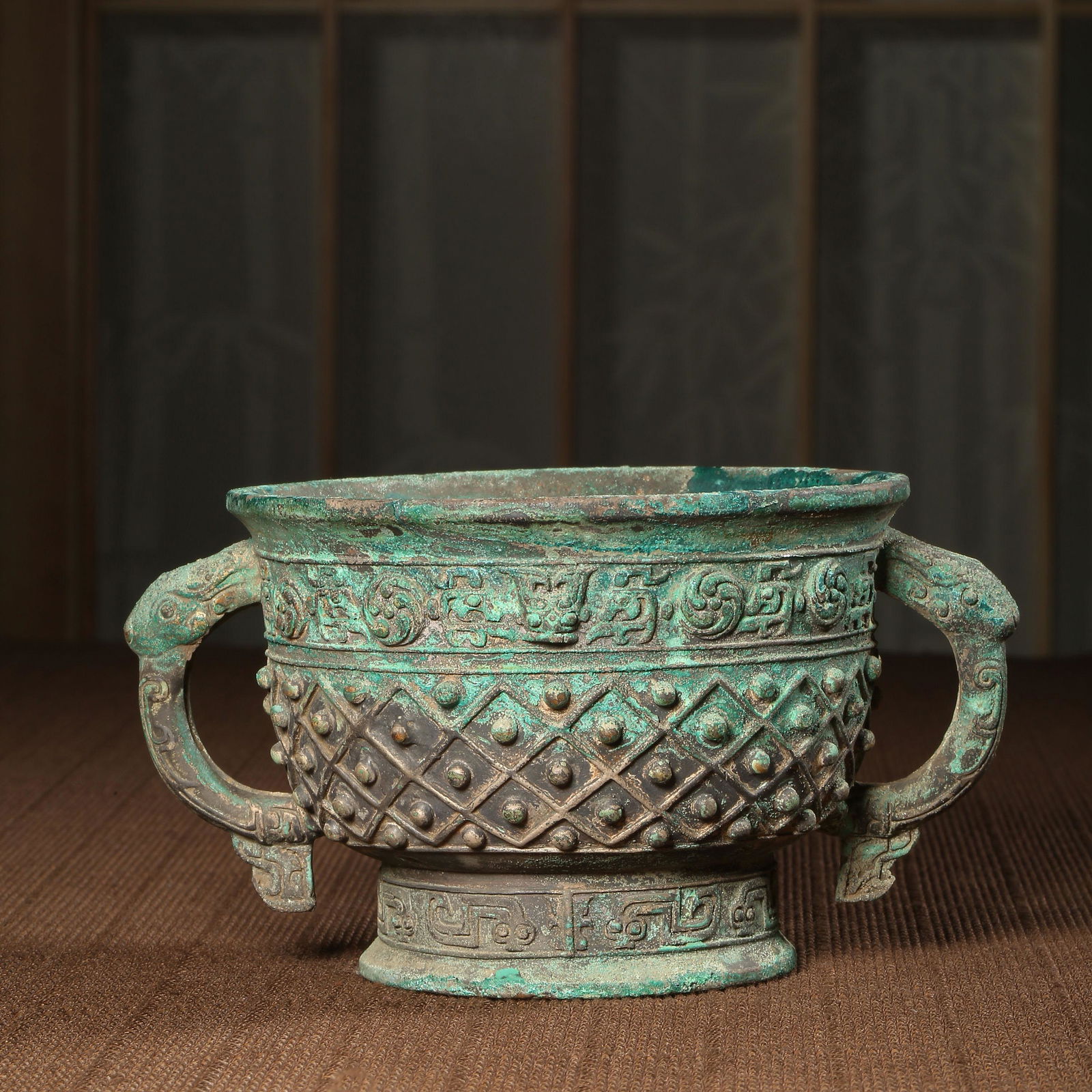 Chinese Han Dynasty pure silver furnace (1 of 16)