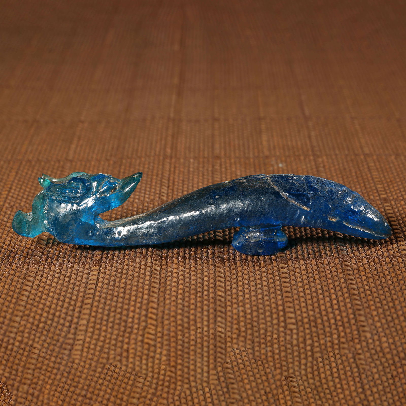 Chinese Han Dynasty glazed belt hook (1 of 13)