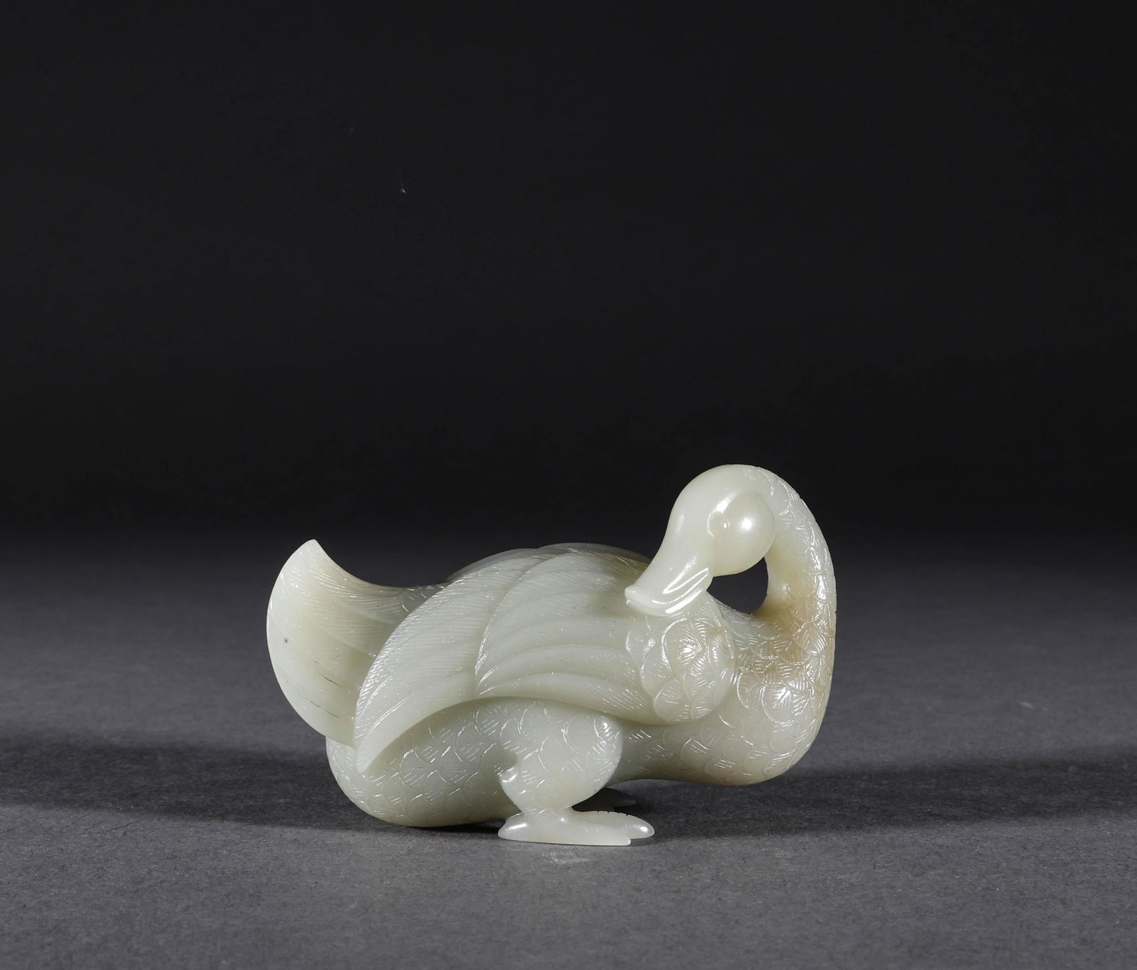 Jade goose in Hetian, Qing Dynasty (1 of 7)