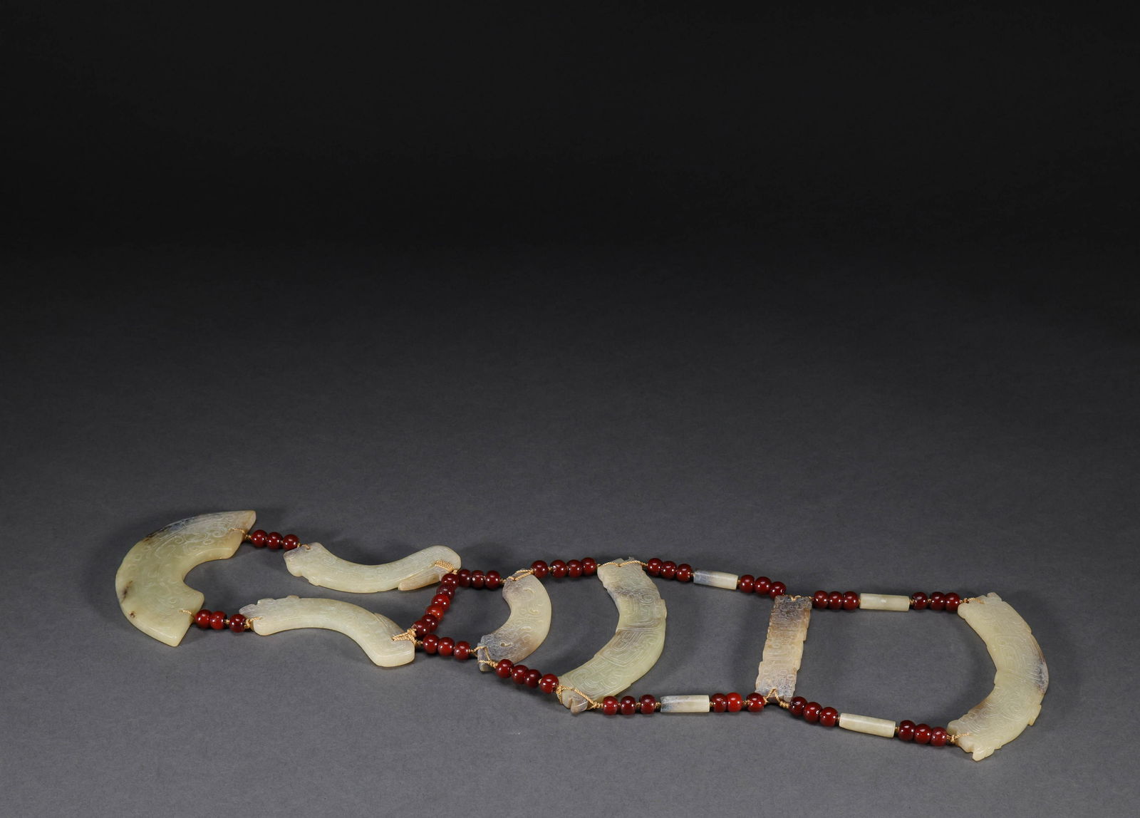 Hetian jade accessories a set (1 of 9)