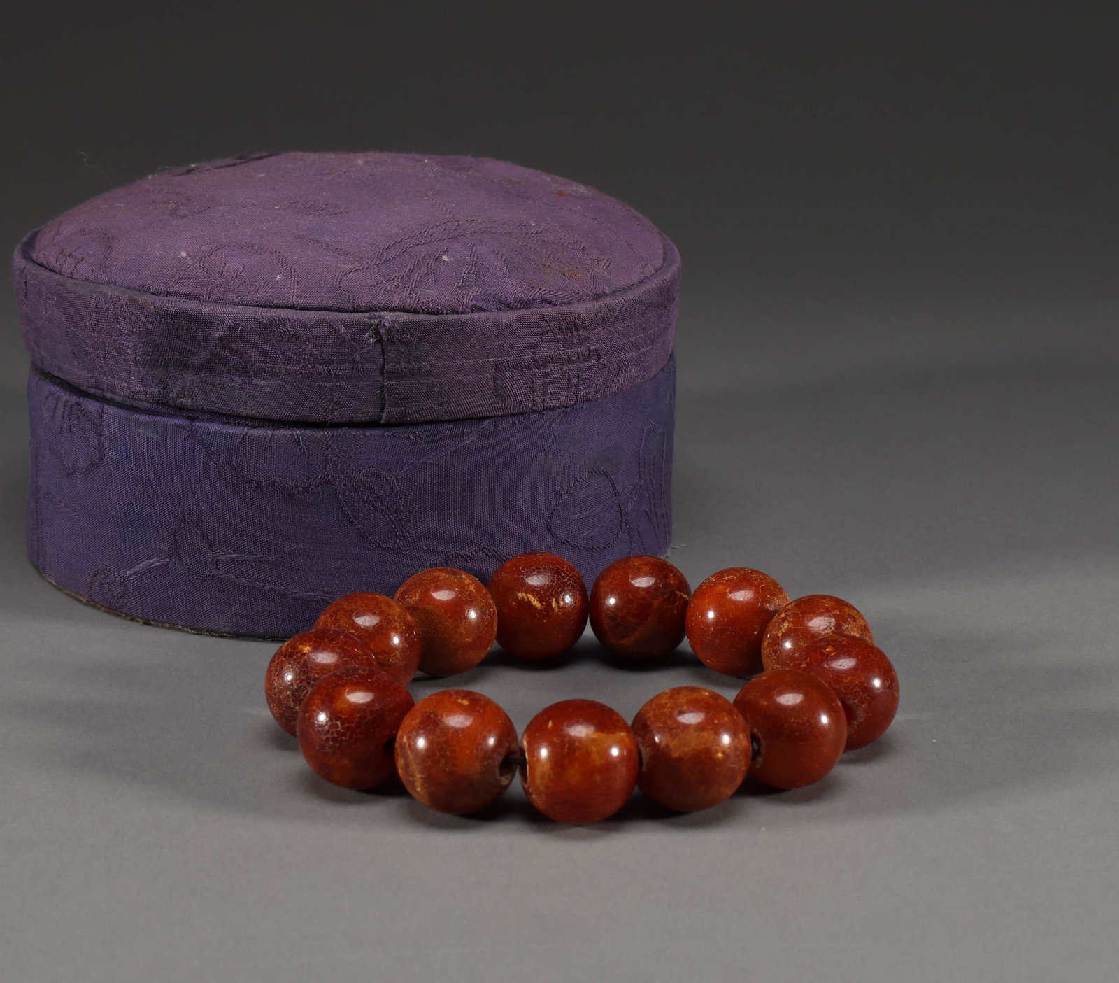 Wax rosary beads from the Qing Dynasty (1 of 5)