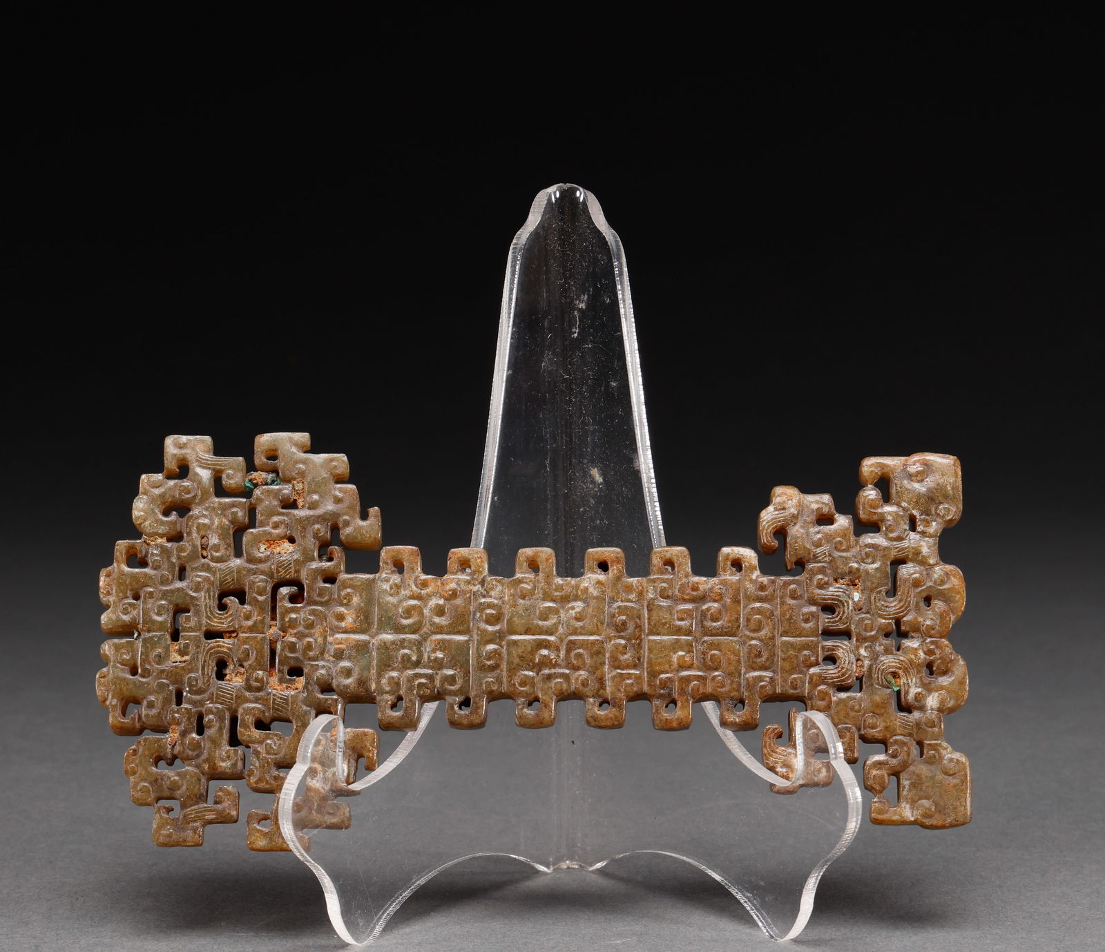 Before Ming Dynasty, Hetian jade sword shining (1 of 7)