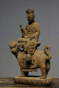 Wooden Buddha statues before Ming Dynasty: Height: 45cm, width: 30cm