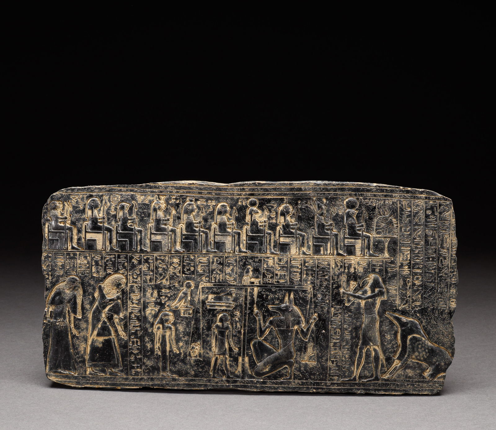 Ancient Egyptian White Gypsum Mud Board Painting (1 of 8)