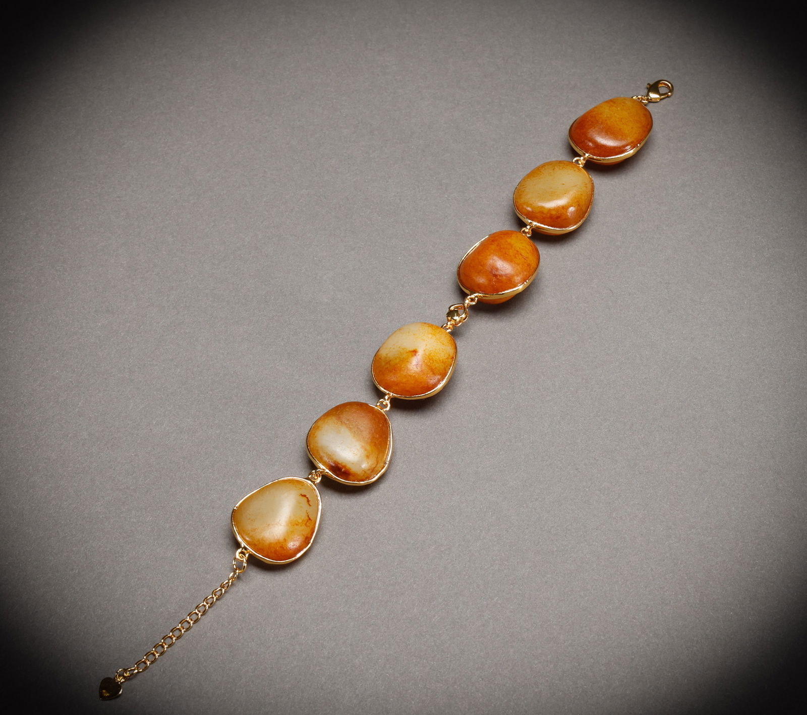 Qing Dynasty Hotan Jade Original Stone Hand String (1 of 7)