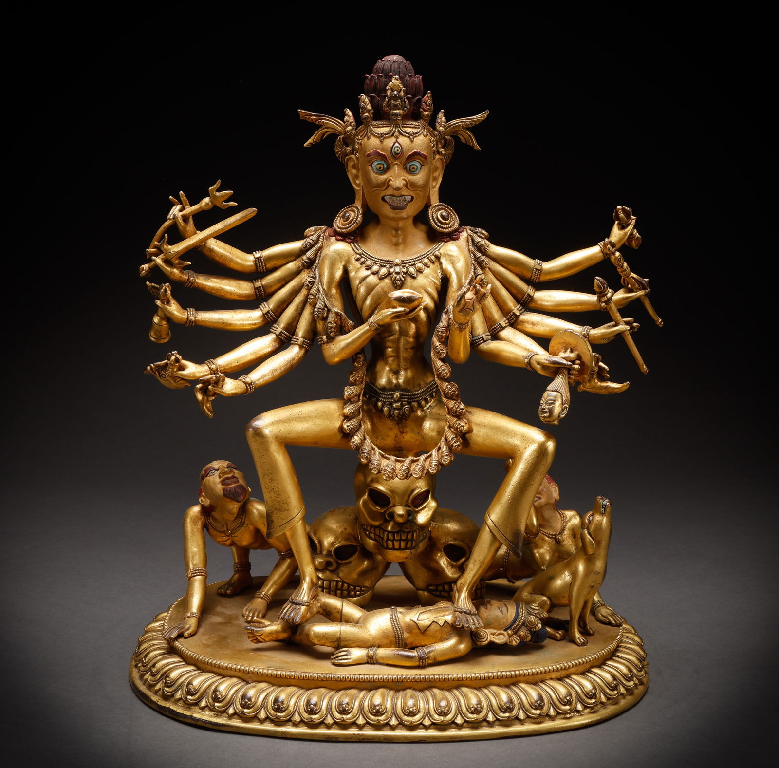 Bronze gilded Buddha statues from the Ming Dynasty (1 of 12)