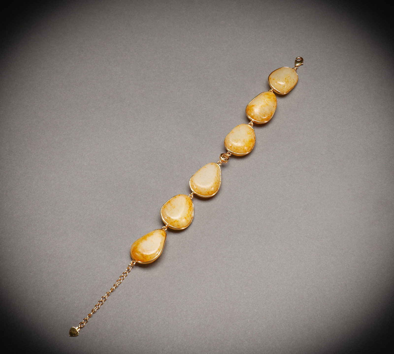 Qing Dynasty Hotan Jade Original Stone Hand String (1 of 7)